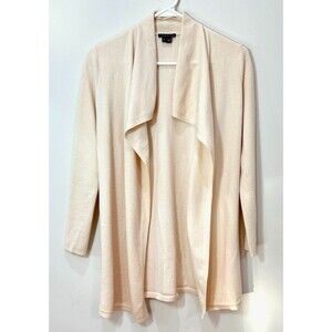 Theory Soft Cream Drape Cardigan